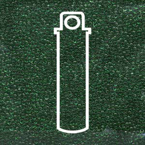 Miyuki 15/0 Rocaille Bead - 15-9146 - Transparent Green - 8.2gm Tube