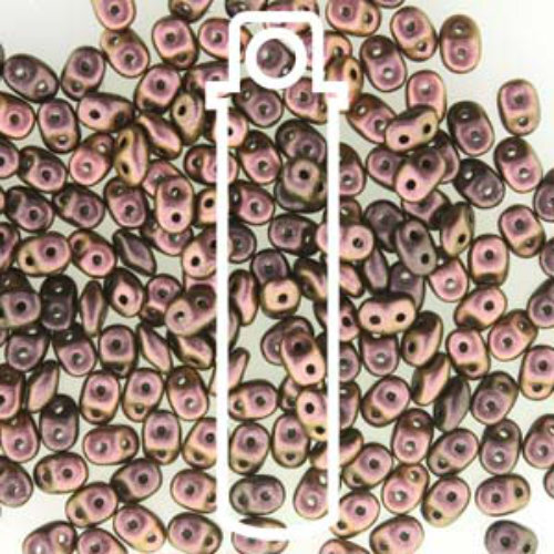 Super Duo 2.5mm x 5mm - DU0523980-29054 - Polychrome Copper Ombre - 22.5gm Tube