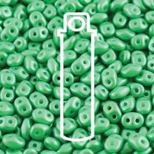 Super Duo 2.5mm x 5mm - DU0502010-24010 - Pearl Shine Light Green - 22.5gm Tube