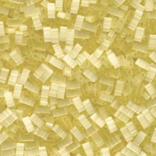 Miyuki Half Tila Bead - TLH2554 - Silk Pale Yellow - 50gm Bag