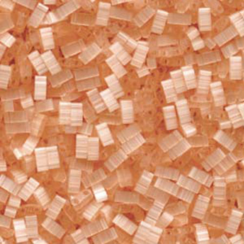 Miyuki Half Tila Bead - TLH2555 - Silk Pale Light Coral - 50gm Bag