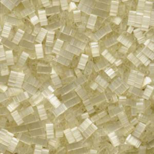 Miyuki Half Tila Bead - TLH2591 - Silk Pale Light Yellow - 50gm Bag