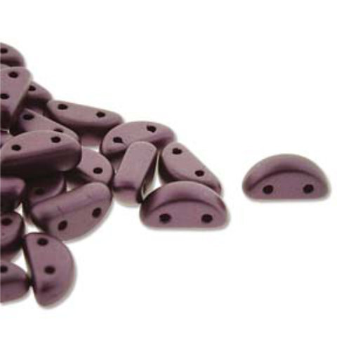 Half Moon 8mm x 4mm - Pastel Bordeaux - HMN84-25032 - 50 Bead Strand