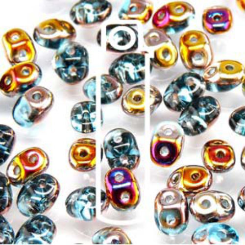 Mini Duo 2mm x 4mm - DU0460020-29500 - Aqua Sliperit - 8gm Tube