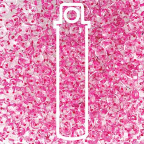 Mini Duo 2mm x 4mm - DU0400030-44877 - Crystal Pink Lined - 8gm Tube