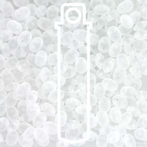 Mini Duo 2mm x 4mm - DU0400030-84110 - Matte Crystal - 8gm Tube