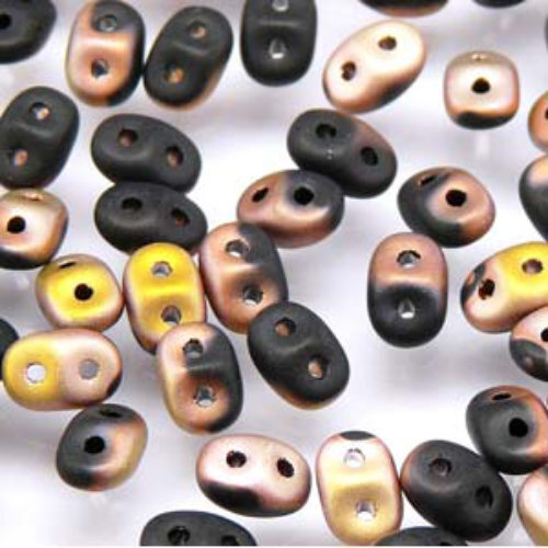 Mini Duo 2mm x 4mm - DU0423980-27171 - Matte Jet Capri Gold - 8gm Tube