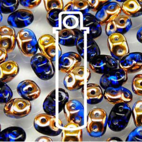 Mini Duo 2mm x 4mm - DU0430060-27101 - Sapphire Capri Gold - 8gm Tube