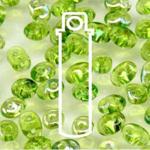 Mini Duo 2mm x 4mm - DU0450230-28701 - Olivine AB - 8gm Tube