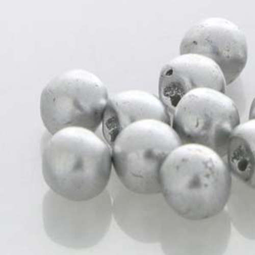 Mushroom Bead - 6mm x 5mm - Bronze Aluminium - 50 Bead Strand - MSH65-C01700