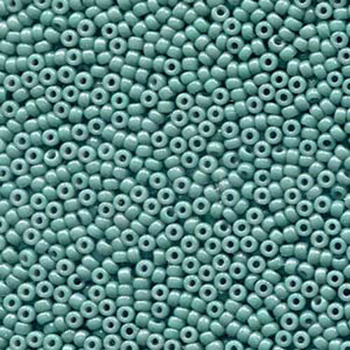 Miyuki 15/0 Rocaille Bead - 15-94481 - Duracoat Opaque Dyed Blue Grey - 125gm Bag