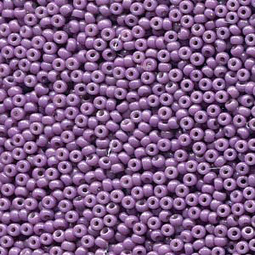 Miyuki 15/0 Rocaille Bead - 15-94490 - Duracoat Opaque Dyed Dark Purple - 125gm Bag