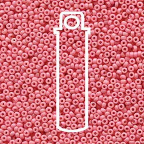 Miyuki 11/0 Rocaille Bead - 11-94463 - Duracoat Opaque Dyed Pink - 23gm Tube