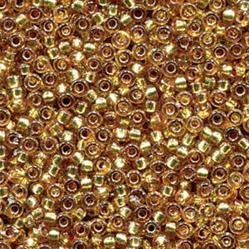 Miyuki 8/0 Rocaille Bead - 8-94272 - Duracoat Silver Lined Dyed Lime - 125gm Bag