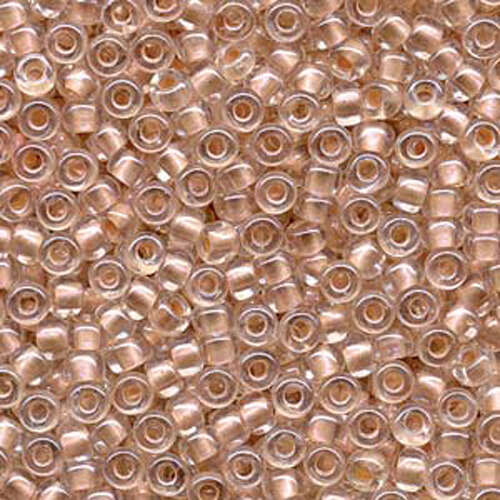 Miyuki 6/0 Rocaille Bead - 6-94604 - Inside Dyed Pearlized Peach - 100gm Bag
