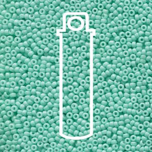 Miyuki 11/0 Rocaille Bead - 11-94472 - Duracoat Opaque Dyed Seafoam - 23gm Tube
