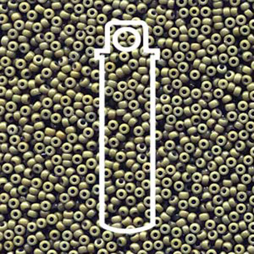 Miyuki 11/0 Rocaille Bead - 11-94474 - Duracoat Opaque Dyed Forest - 23gm Tube