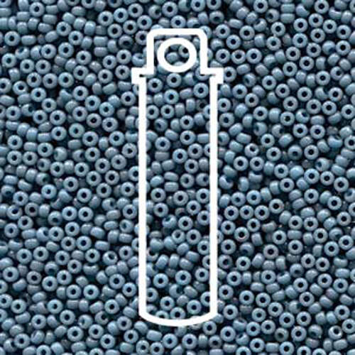 Miyuki 11/0 Rocaille Bead - 11-94479 - Duracoat Opaque Dyed Slate - 23gm Tube