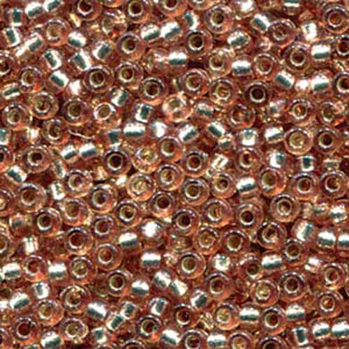 Miyuki 6/0 Rocaille Bead - 6-94271 - Duracoat Silver Lined Dyed Silver - 100gm Bag