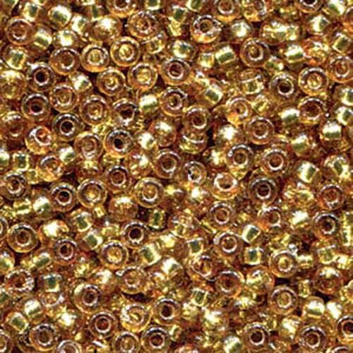 Miyuki 6/0 Rocaille Bead - 6-94272 - Duracoat Silver Lined Dyed Lime - 100gm Bag