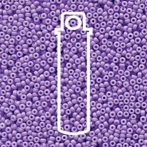 Miyuki 11/0 Rocaille Bead - 11-94488 - Duracoat Dyed Opaque Pale Purple - 23gm Tube