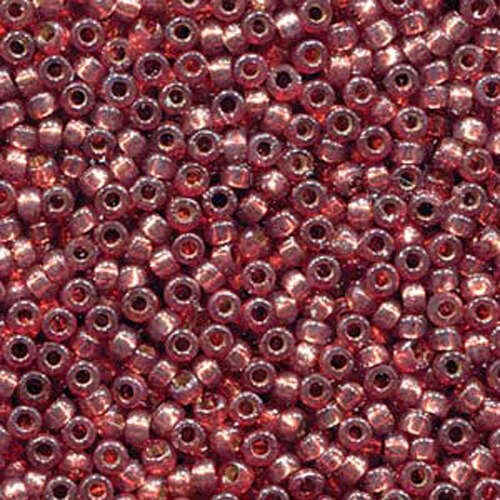 Miyuki 8/0 Rocaille Bead - 8-94245 - Duracoat Silver Lined Dyed Nutmeg - 125gm Bag