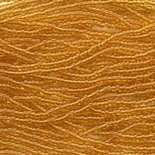 Preciosa 8/0 Topaz Seed Beads, 6 strand Hank - SB8-10050 - DIscontinued