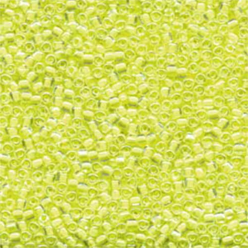Miyuki 10/0 Triangle Bead - TR10-1119 - Lime Lined Crystal - 250gm Bag