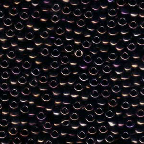 Miyuki 6/0 Rocaille Bead - 6-9458 - Metallic Dark Brown - 250gm Bag