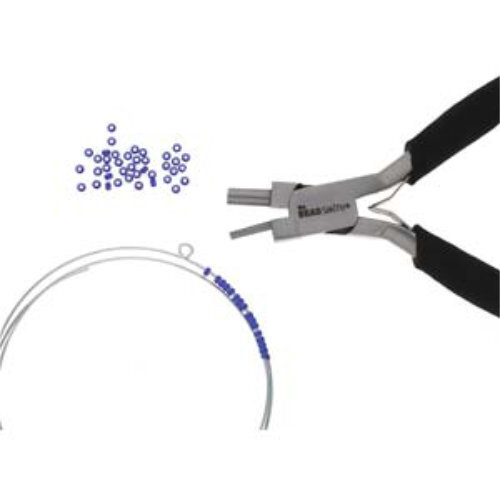 Memory Wire Ending Pliers With Black Foam Handle - PL336