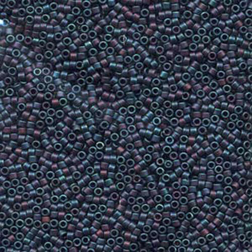 Miyuki 11/0 Delica Bead - DB325 - Matte Metalllc Blue Iris - 100gm Bag