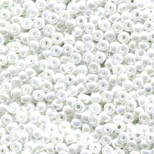 Miyuki 8/0 Rocaille Bead - 8-9420 - White Pearl Ceylon - 100gm Bag