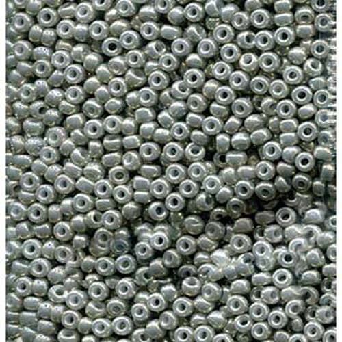 Miyuki 8/0 Rocaille Bead - 8-91865 - Opaque Grey Luster - 100gm Bag