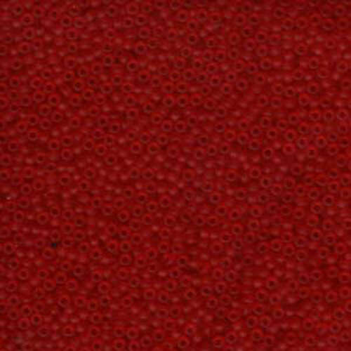 Miyuki 11/0 Rocaille Bead - 11-9141F - Matte Transparent Ruby - 250gm Bag