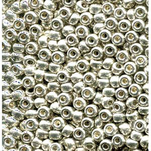 Miyuki 6/0 Rocaille Bead - 6-9181 - Galvanized Silver - 100gm Bag
