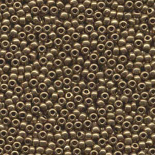 Miyuki 6/0 Rocaille Bead - 6-9457L - Metallic Light Bronze - 100gm Bag