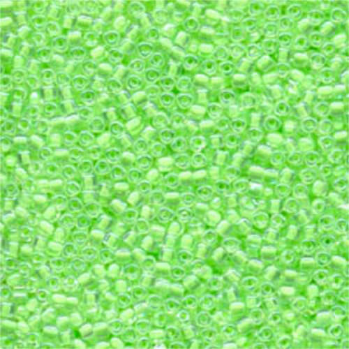 Miyuki 10/0 Triangle Bead - TR10-1120 - Light Green Lined Crystal - 250gm Bag