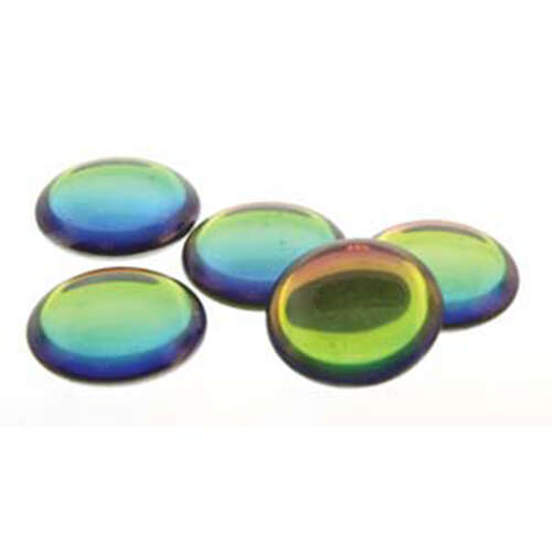 25mm Czech Round Backlit Utopia Cabochon - CAB-R25-00030-28102 - Bag of 2