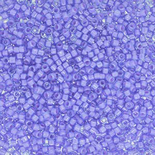 Miyuki 11/0 Delica Bead - DB2388 - Fancy Lined Aqua Pink - 50gm Bag