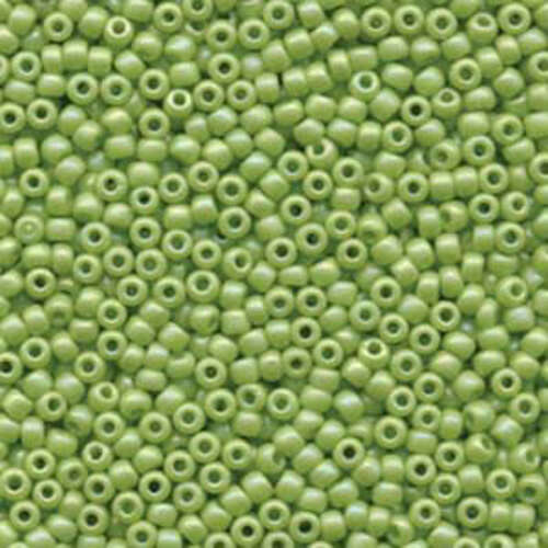 Miyuki 8/0 Rocaille Bead - 8-9416FR - Matte Opaque Chartreuse AB - 250gm Bag