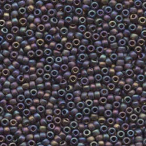 Miyuki 8/0 Rocaille Bead - 8-9135FR - Matte Transparent Root Beer AB - 250gm Bag