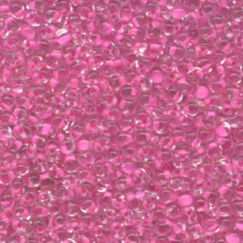 Miyuki 3.4mm Drop Bead - DP-9F23 - Raspberry Lined Crystal - 250gm Bag