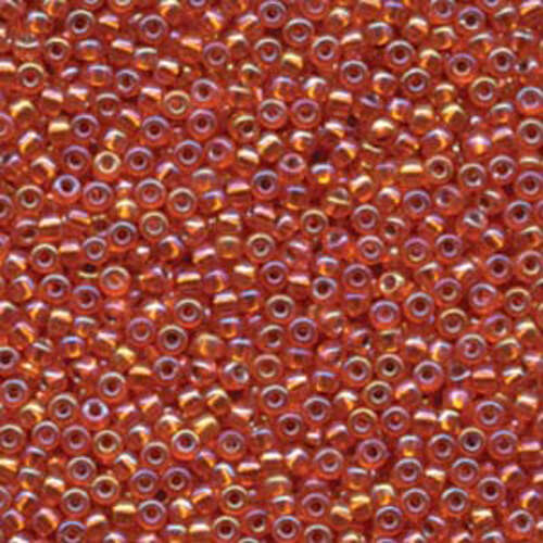 Miyuki 8/0 Rocaille Bead - 8-91008 - Silver Lined Orange AB - 250gm Bag