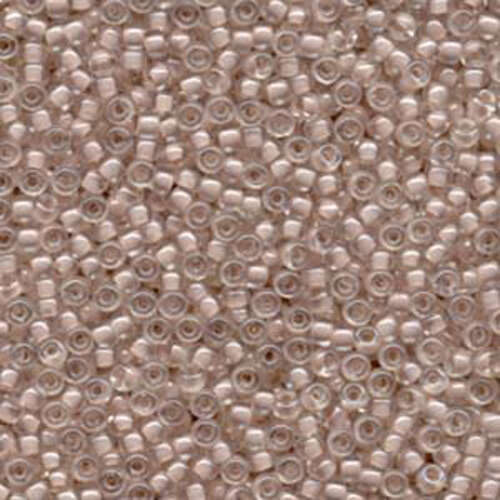 Miyuki 8/0 Rocaille Bead - 8-9215 - Blush Lined Crystal - 250gm Bag
