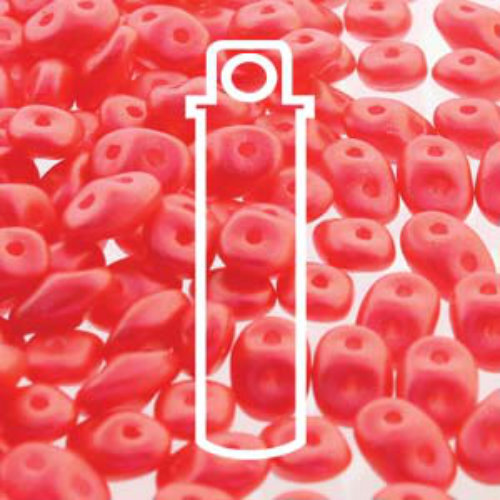 Super Duo 2.5mm x 5mm - DU0502010-24502 - Tutti Frutti Watermelon - 22.5gm Tube