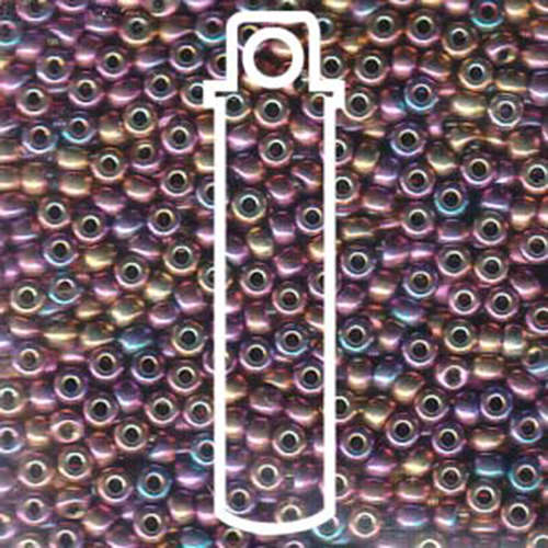Miyuki 11/0 Rocaille Bead - 11-9188 - Metallic Purple Gold Iris - 8.5gm Tube