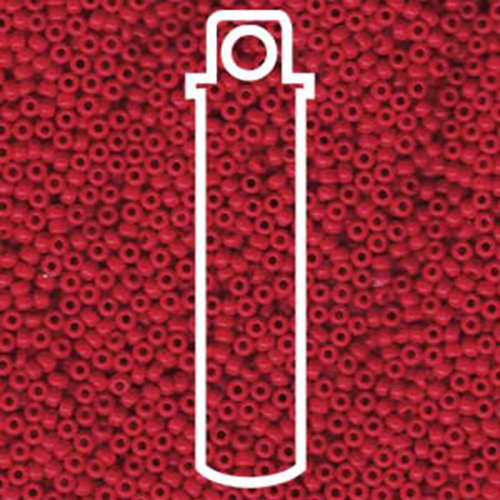 Miyuki 11/0 Rocaille Bead - 11-9408 - Opaque Maroon Red - 8.5gm Tube