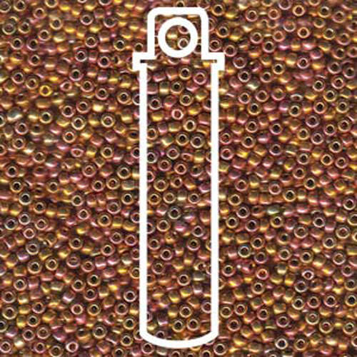 Miyuki 11/0 Rocaille Bead - 11-9199 - 24KT Gold Iris - 8.5gm Tube