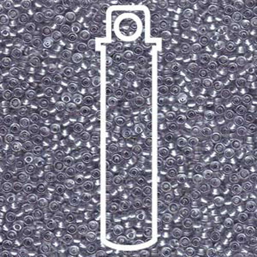 Miyuki 11/0 Rocaille Bead - 11-9242 - Sparkling Pewter Lined Crystal - 8.5gm Tube