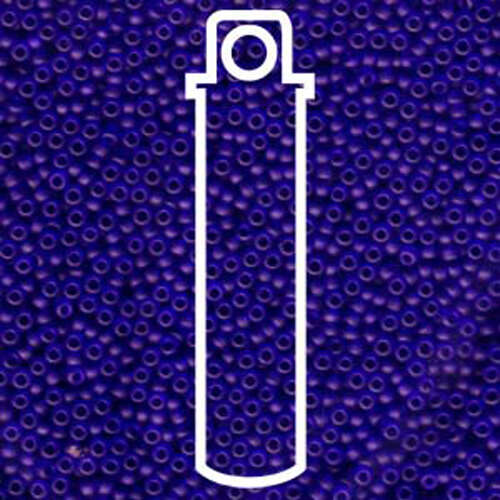Miyuki 11/0 Rocaille Bead - 11-9151F - Matte Transparent Cobalt - 8.5gm Tube